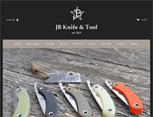 Tablet Screenshot of jbknifeandtool.com